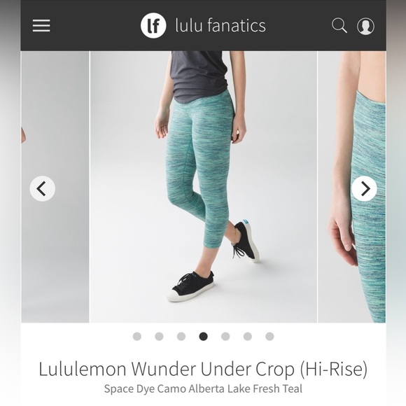 Lululemon Wunder Under Crop HR - Picture 1 of 11